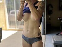Freckled fit mom Mandy