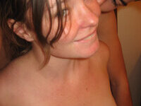 Happy girlfriend facials