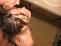 Happy girlfriend facials