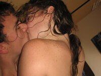 Happy girlfriend facials