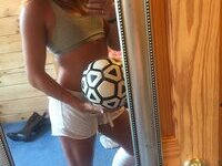 Football player teasing