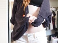 Perfect redhead teen selfshots