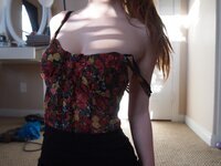 Perfect redhead teen selfshots