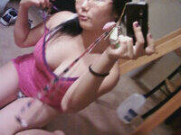 Busty Asian selfie nudes