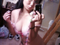 Busty Asian selfie nudes