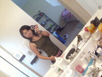 Busty Asian selfie nudes