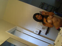 Busty Asian selfie nudes