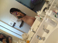 Busty Asian selfie nudes