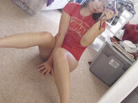 Busty Asian selfie nudes