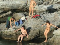 Italian nudist beach