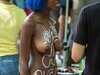 New York streets nude bodypainting
