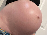 Pregnant wife selfies shared by hubbie