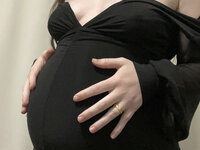 Pregnant wife selfies shared by hubbie