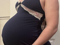 Pregnant wife selfies shared by hubbie
