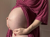 Pregnant wife selfies shared by hubbie