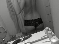 Stunning blonde girlfriend home selfies
