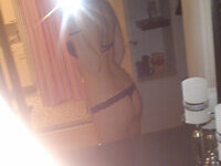 Stunning blonde girlfriend home selfies