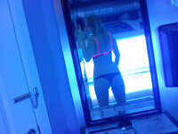 Stunning blonde girlfriend home selfies