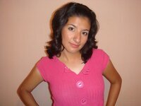 Sweet hairy Latina posing naked at home
