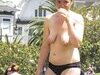 Topless in the park