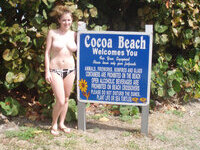 Adorable nudist girlfriend