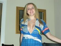 Adorable nudist girlfriend