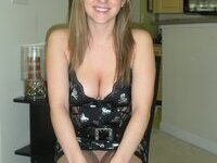 Adorable nudist girlfriend