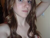 Adorable nudist girlfriend