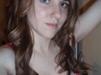 Adorable nudist girlfriend