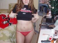 Adorable nudist girlfriend