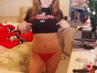 Adorable nudist girlfriend