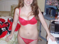 Adorable nudist girlfriend