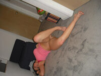 Blonde girl pussy insertion