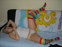 Blonde girl pussy insertion