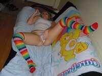 Blonde girl pussy insertion
