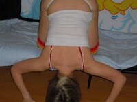 Blonde girl pussy insertion