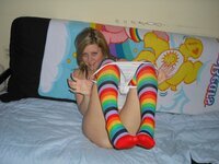 Blonde girl pussy insertion