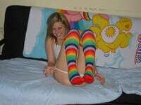 Blonde girl pussy insertion