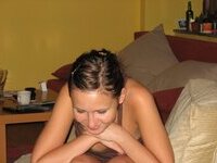 Brunette teen nudist beach and home sex fun