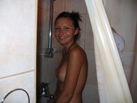 Brunette teen nudist beach and home sex fun