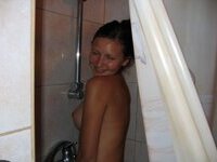 Brunette teen nudist beach and home sex fun