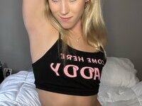 Innocent blonde Kyra
