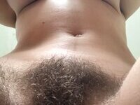 Natural busty and hairy Lucie