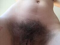 Natural busty and hairy Lucie
