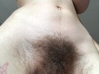 Natural busty and hairy Lucie