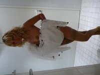 Horny blond bride honeymoon trip