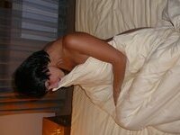 Horny blond bride honeymoon trip