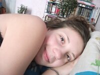 Hot girlfriend flashed at home