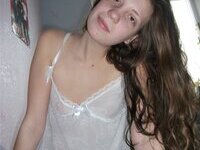 Hot girlfriend flashed at home