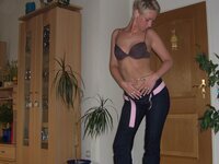 Short haired wife old and new pics